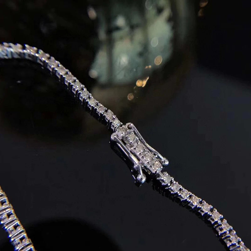 Diamond Tennis Bracelet. 1.0 Carat. Natural Diamond Jewelry.