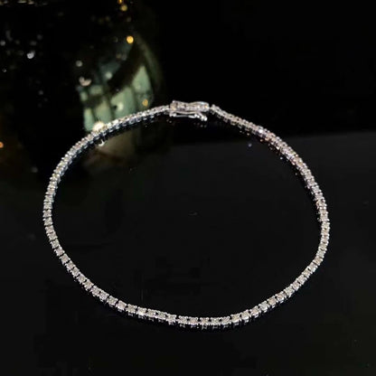 Diamond Tennis Bracelet. 1.0 Carat. Natural Diamond Jewelry.