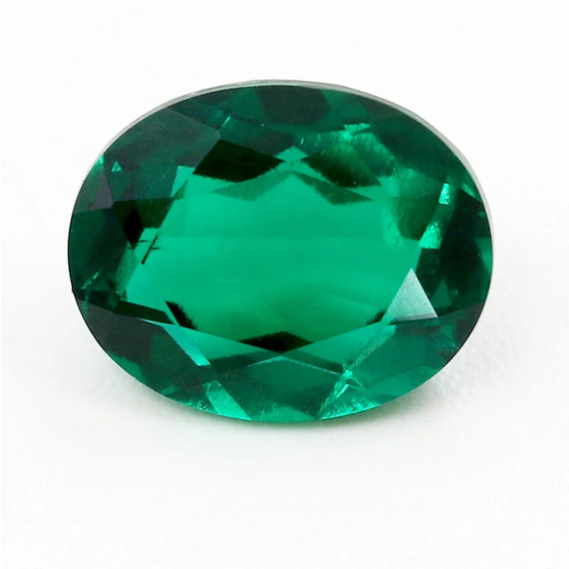 Buy Lab-Grown Emerald Diamond. Hand-cut Columbia Emeralds. Oval Shape.