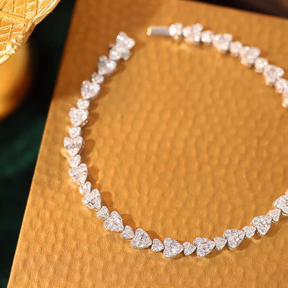 Luxury Diamond Bracelet. 2.40 Carat. Natural Diamond Jewelry.