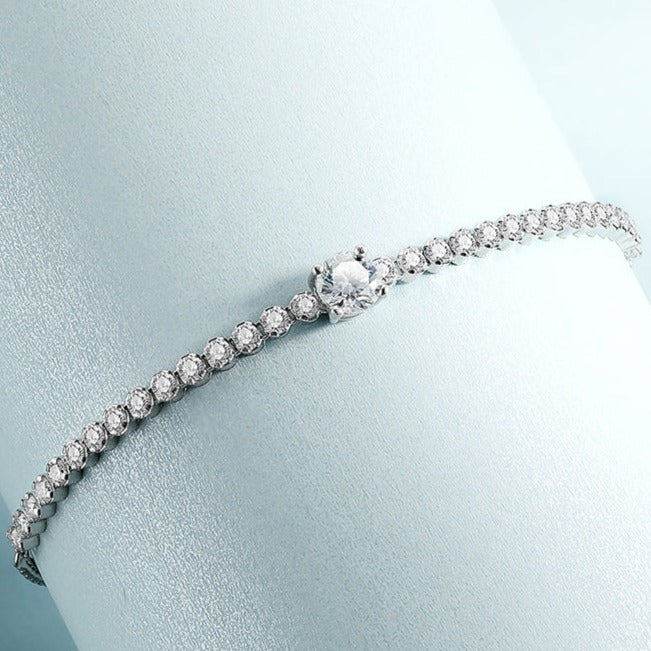 Luxury Full Moissanite Bracelets. 1.70 to 2.20 Carat.