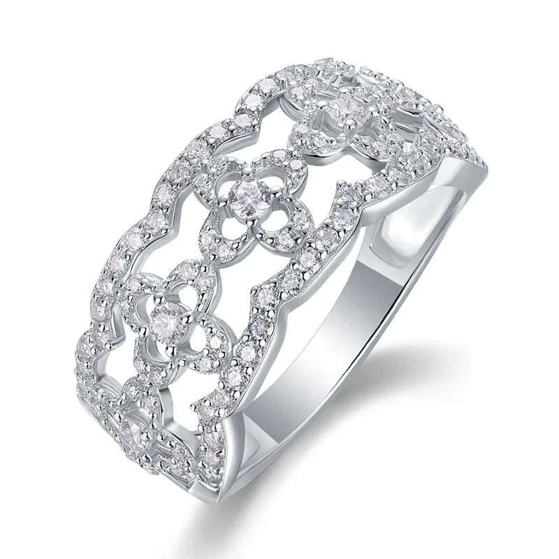 Elegant Eco-Friendly Moissanite Rings for Women.