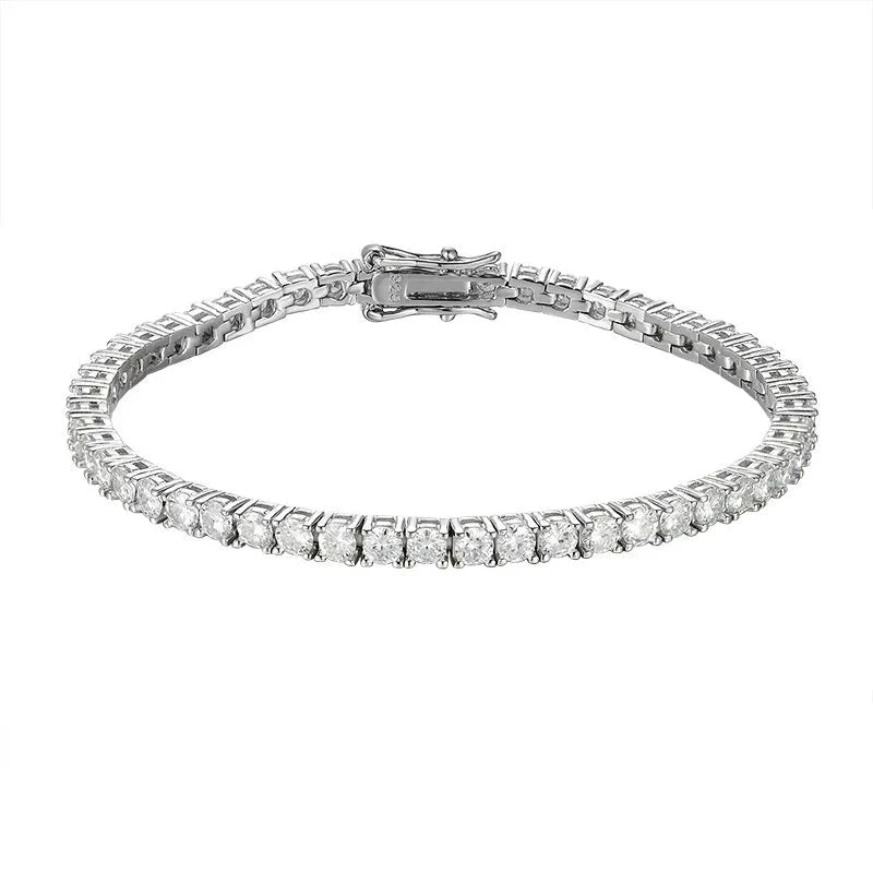 Shop Moissanite Tennis Bracelet. D VVS1. 2mm To 6.5mm Gemstones.