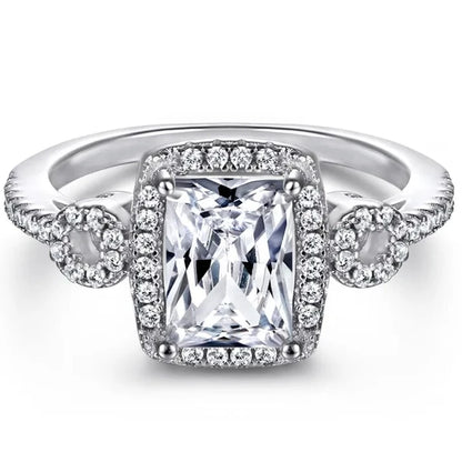 Shop Moissanite Rings For Women. 2.0 Carat. D VVS1.