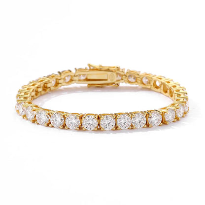 Elegant 5mm Moissanite Tennis Bracelet.