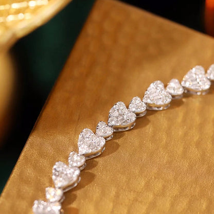 Luxury Diamond Bracelet. 2.40 Carat. Natural Diamond Jewelry.