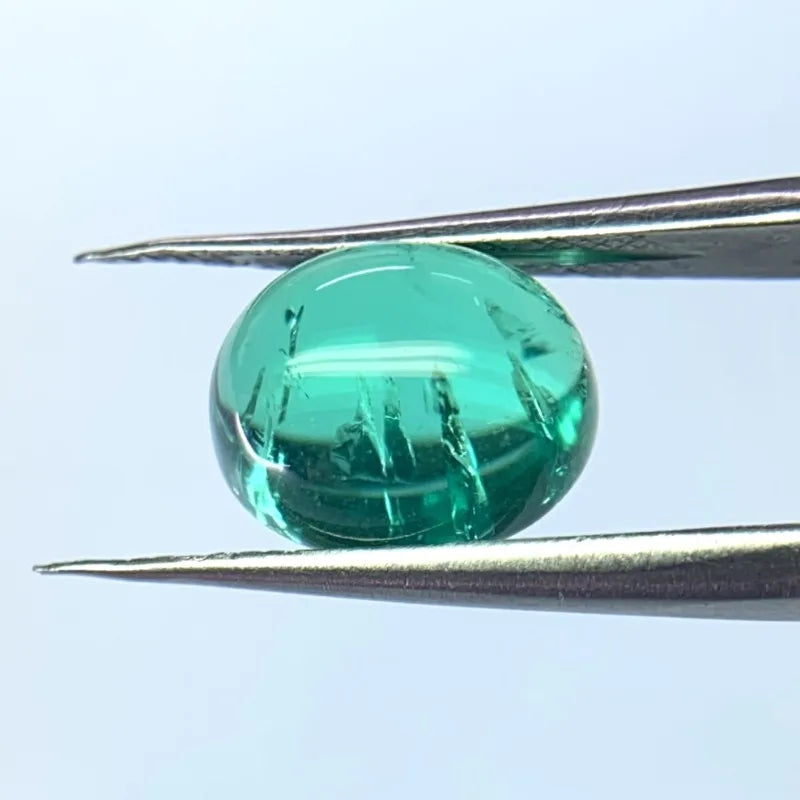 Loose Emerald Gemstones. Princess Cut. Lab-Grown Emerald. 5mm To 10mm.