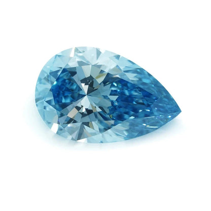 Blue Diamond 1.0 To 1.80 Carat Pear Shape - Lab-Grown Diamond.