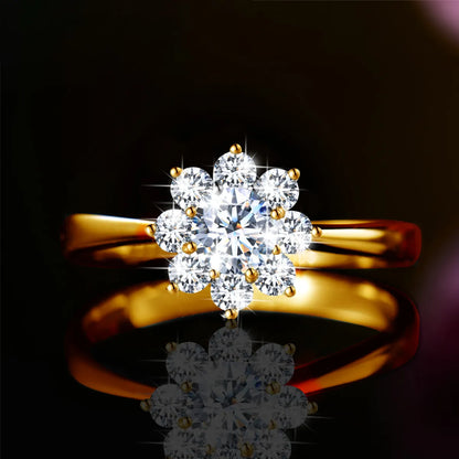 Best Moissanite Engagement Rings. All Sones Are Moissanite.