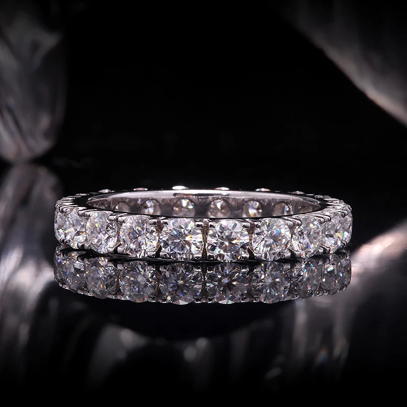 Diamond Eternity Rings - 1.2 To 2.0 Carat Lab-Grown Diamond - 14K Gold
