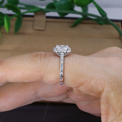 Radiant Cut - Diamond Engagement Rings. 1.33ct Lab-Grown Diamond