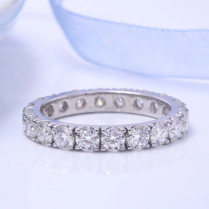 Diamond Eternity Rings - 1.2 To 2.0 Carat Lab-Grown Diamond - 14K Gold
