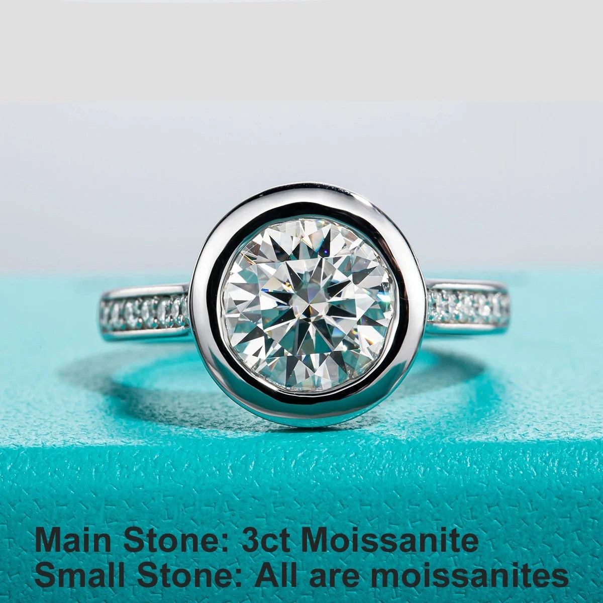 Shop For Moissanite Engagement Rings. 3.0 Carat. Fine Jewelry.
