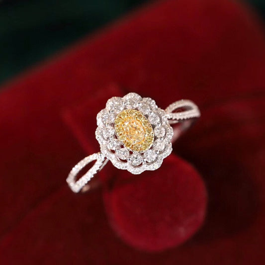 yellow diamond engagement ring 