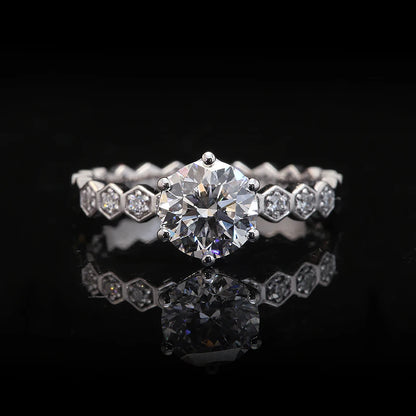 Diamond Rings - 1.0 Carat Lab-Grown Diamond Engagement Rings
