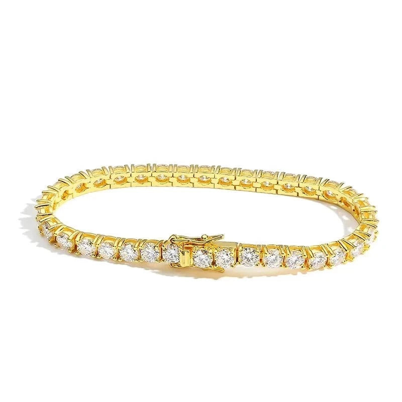 Elegant Moissanite Tennis Bracelets. 2.5mm to 6.5mm.