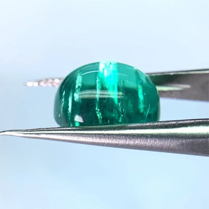 Loose Emerald Gemstones. Princess Cut. Lab-Grown Emerald. 5mm To 10mm.