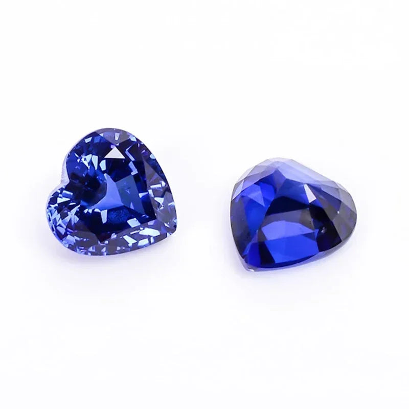 Loose Sapphire. Heart Shape. Royal Blue Color. 0.11 To 8.30 Carat