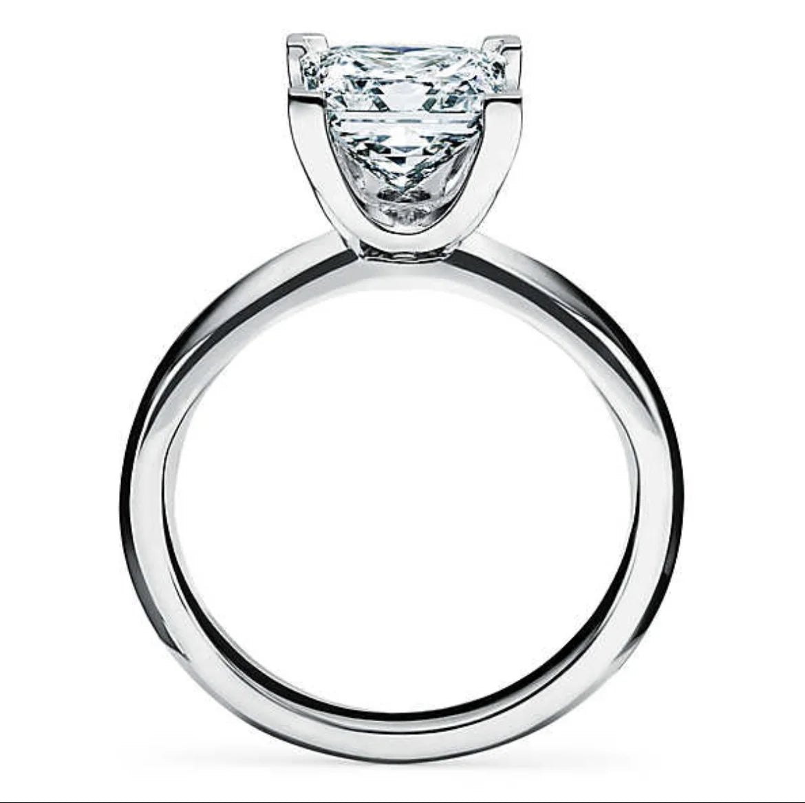 Diamond Engagement Rings - Princess Cut. 1.0 To 2.0 Carat.