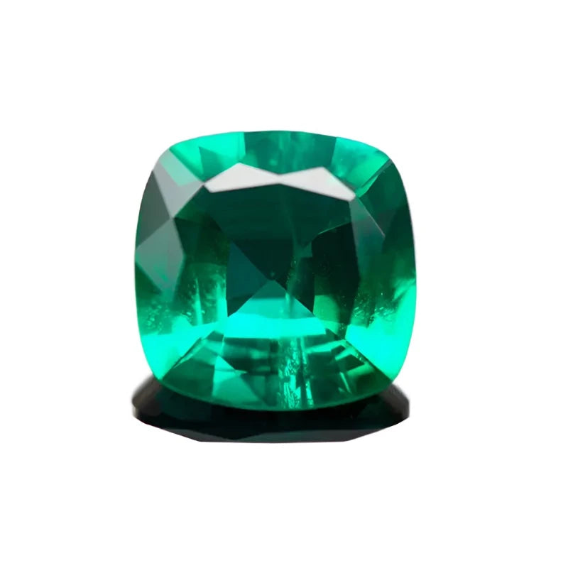 Colombia Emerald. Cushion Shape. Lab-Grown Emerald. 0.20 To 5.50 Carat.