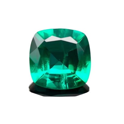 Colombia Emerald. Cushion Shape. Lab-Grown Emerald. 0.20 To 5.50 Carat.