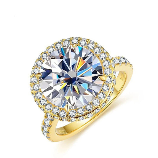 Luxury Engagement Rings. 5.0 Carat Moissanite. D VVS1. All Moissanite.