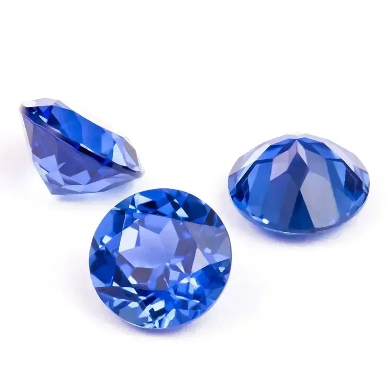 Loose Sapphire. Round Shape. Royal Blue Color. 0.11 To 3.80 Carat