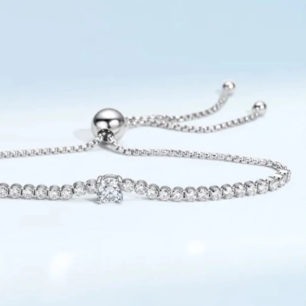 Luxury Full Moissanite Bracelets. 1.70 to 2.20 Carat.