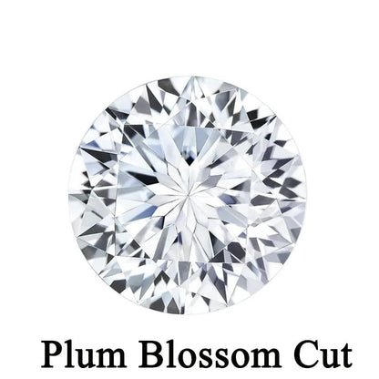 Loose Moissanite. Plum Blossom Cut. 0.50 To 4.0 Carat.