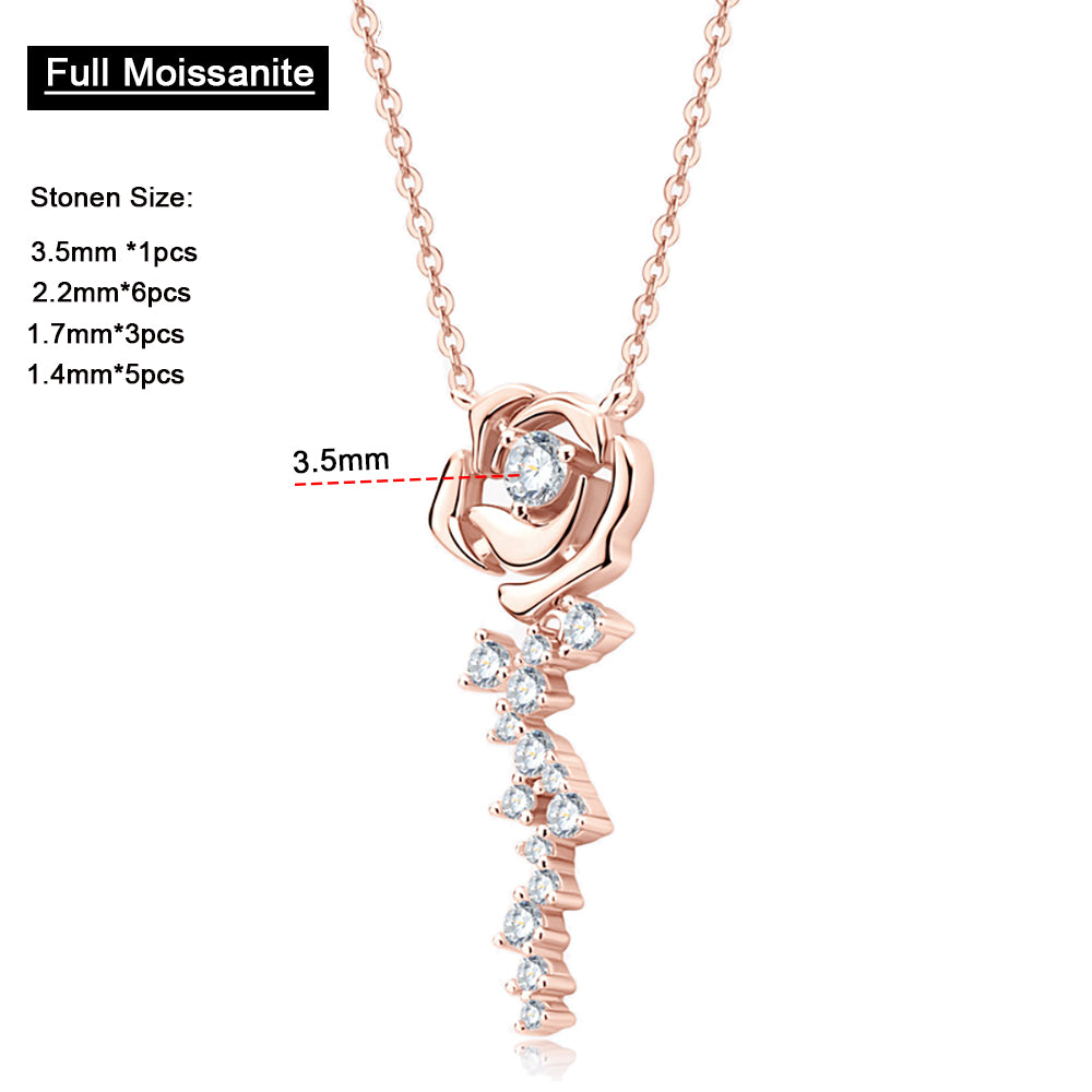 moissanite pendant necklace