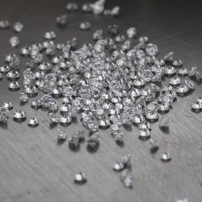 Round Cut Lab-Grown Loose Moissanite. 5pcs. Wholesale.