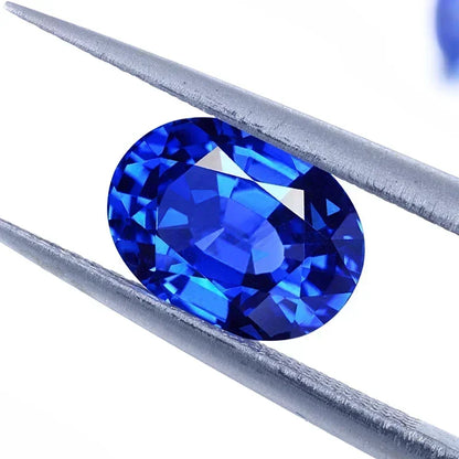 Loose Sapphire. Oval Shape. Royal Blue Color. 0.50 To 13.60 Carat