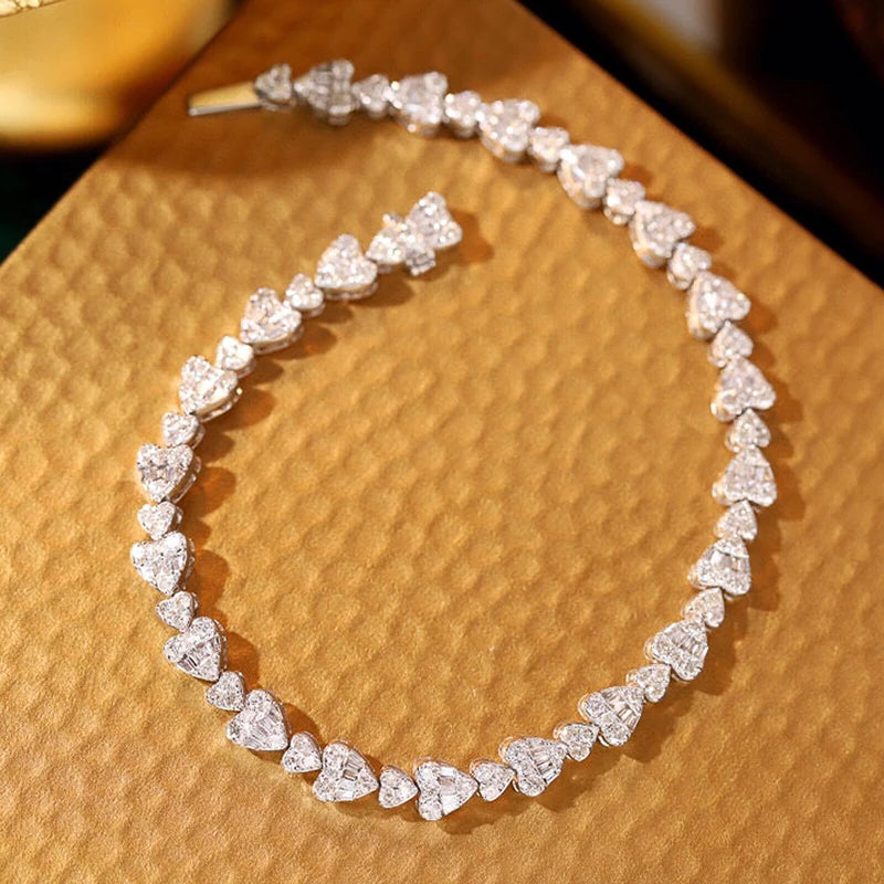 Luxury Diamond Bracelet. 2.40 Carat. Natural Diamond Jewelry.