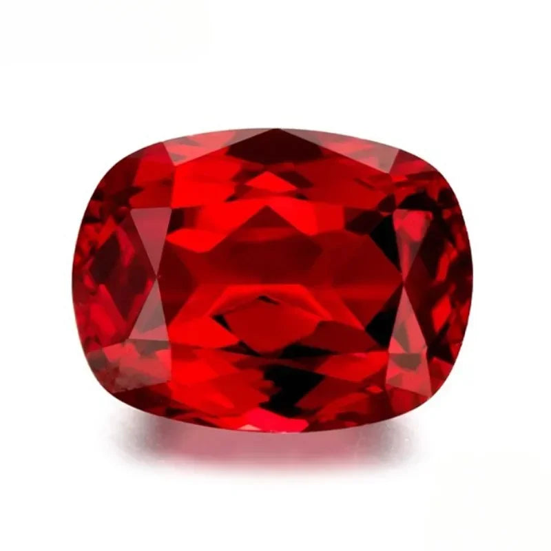 Loose Ruby. Rectangular Cushion Cut. 1.0 To 7.50 Carat. VVS1. Lab-Grown Ruby.