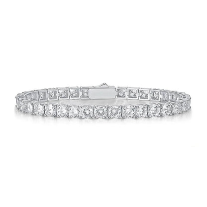 Luxury Moissanite Tennis Bracelets. D VVS1. Round Brilliant Cut.