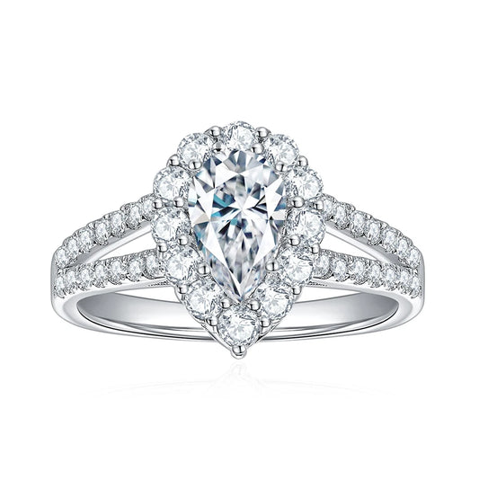 Engagement Rings. All Stones Are Moissanite. D VVS1. Genuine Moissanite.