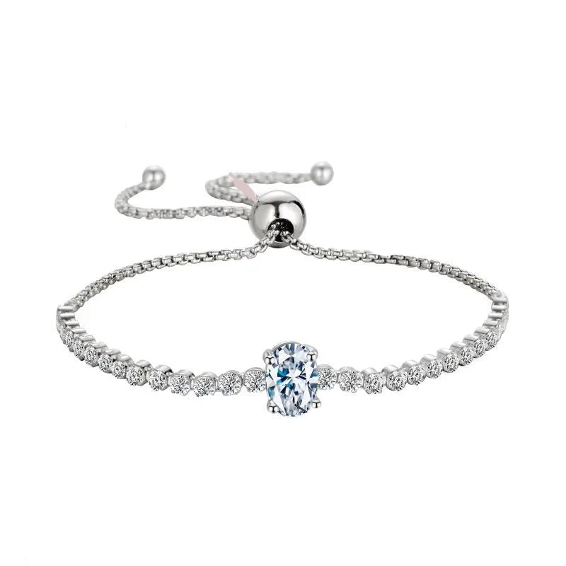 Luxury Full Moissanite Bracelets. 1.70 to 2.20 Carat.