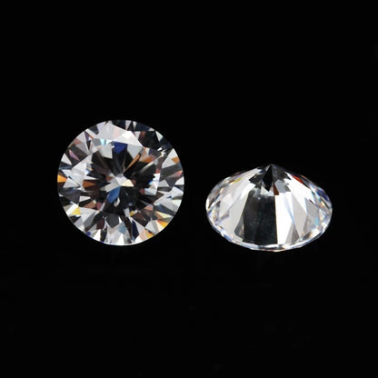 Round Cut Lab-Grown Loose Moissanite. 5pcs. Wholesale.