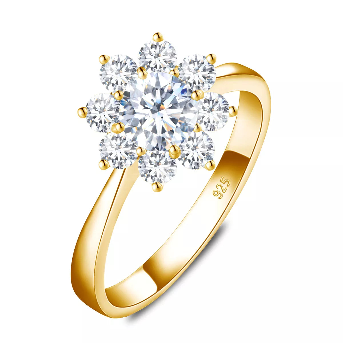 Best Moissanite Engagement Rings. All Sones Are Moissanite.