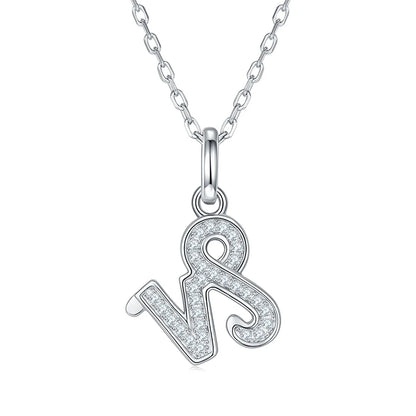 Elegant Zodiac Necklace with D Color VVS1 Moissanite Pendant
