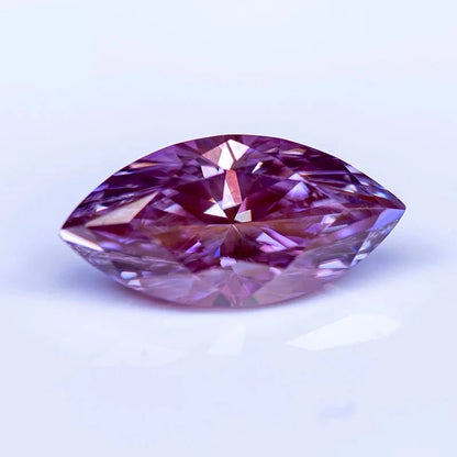 Loose Moissanite. Sakura. Pink Color. Marquise Cut. 0.10 To 2.0 Carat.