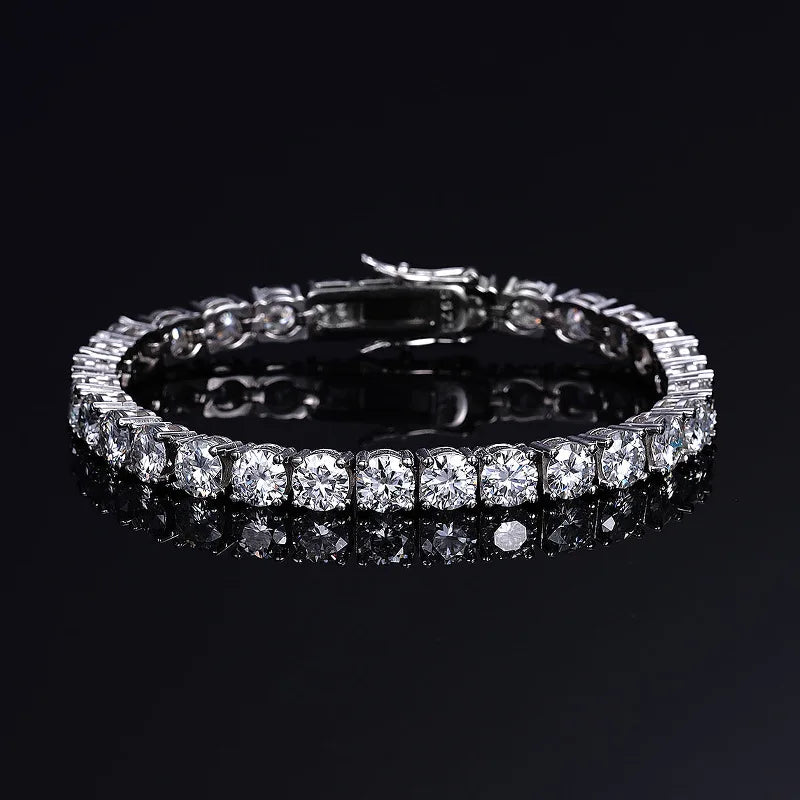 Elegant 5mm Moissanite Tennis Bracelet.