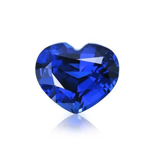 Loose Sapphire. Heart Shape. Royal Blue Color. 0.11 To 8.30 Carat