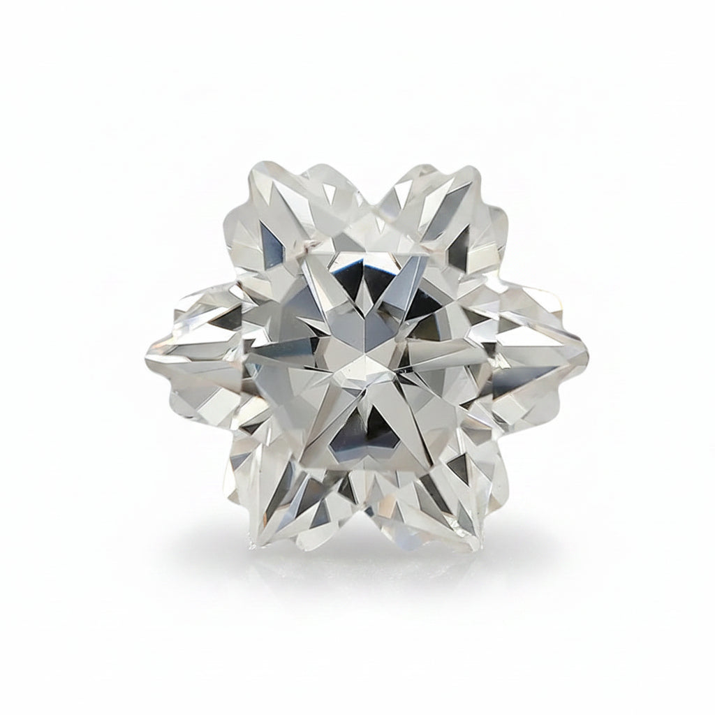 Snowflake Cut Moissanite Loose Stone D VVS1 2.5–7ct