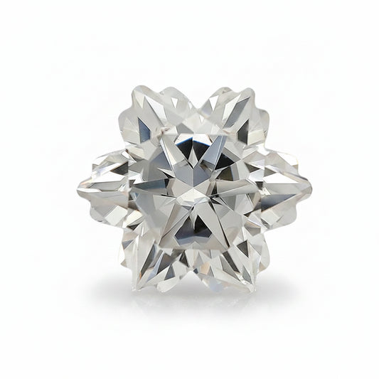 Snowflake Cut Moissanite Loose Stone D VVS1 2.5–7ct