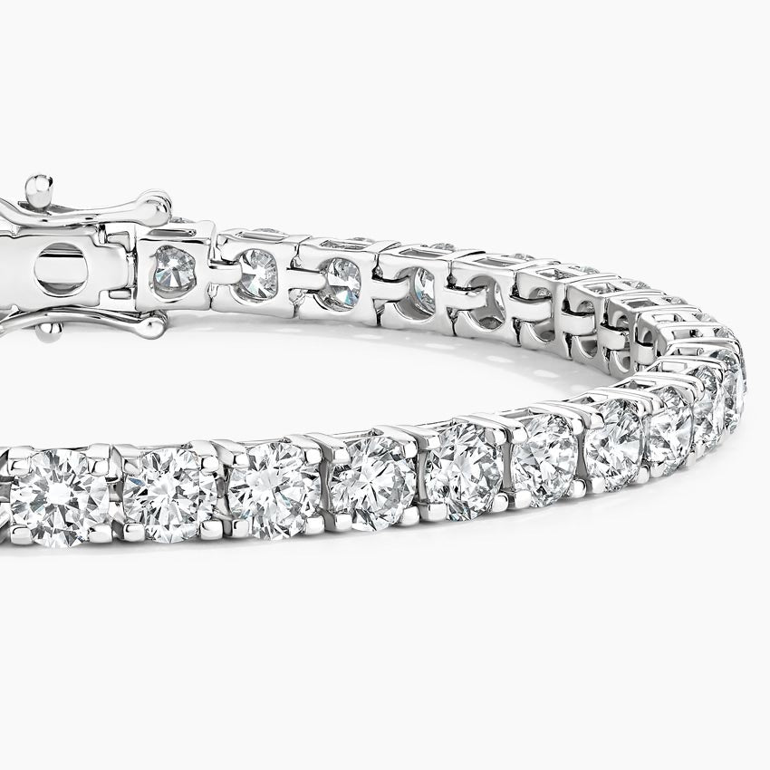 Bracelets de tennis de luxe en diamant. 10,0 à 14,0 carats. Or 14 carats.