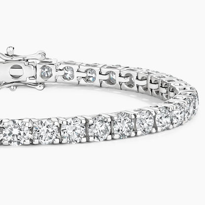 Luxury Diamond Tennis Bracelets. 10.0 To 14.0 Carat. 14K Gold.