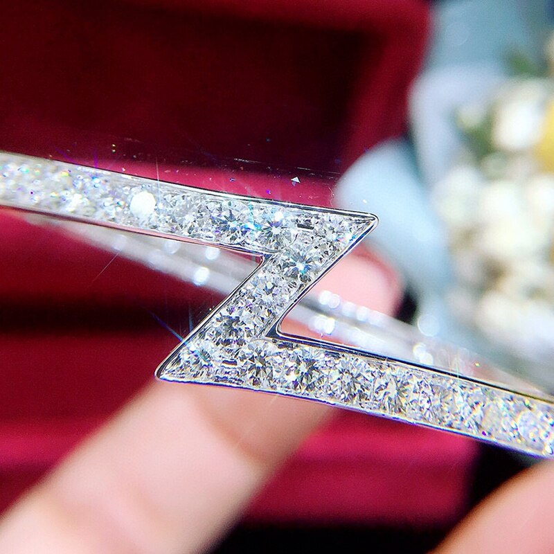 Bracelet en diamant naturel. 2,20 carats. Or blanc 18 carats
