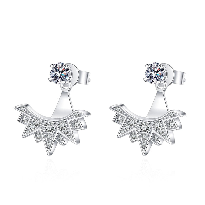 moissanite earring Moissanit-Ohrring