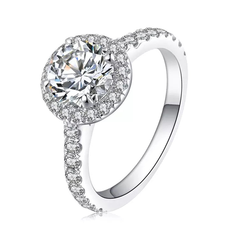 moissanite engagement rings